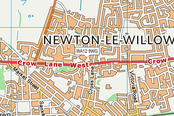 WA12 9WG map - OS VectorMap District (Ordnance Survey) WA12 9WG map - OS VectorMap District (Ordnance Survey)