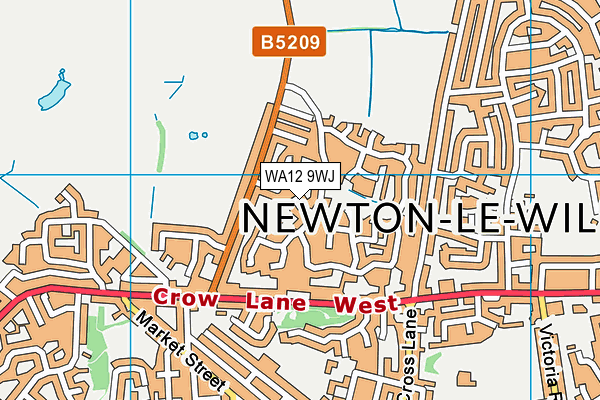 WA12 9WJ map - OS VectorMap District (Ordnance Survey) WA12 9WJ map - OS VectorMap District (Ordnance Survey)