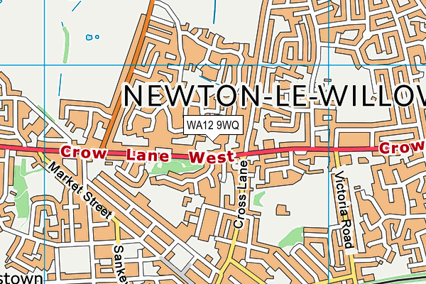 WA12 9WQ map - OS VectorMap District (Ordnance Survey) WA12 9WQ map - OS VectorMap District (Ordnance Survey)