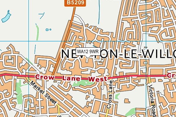 WA12 9WR map - OS VectorMap District (Ordnance Survey) WA12 9WR map - OS VectorMap District (Ordnance Survey)