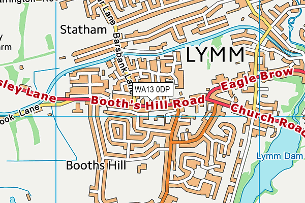 WA13 0DP map - OS VectorMap District (Ordnance Survey) WA13 0DP map - OS VectorMap District (Ordnance Survey)