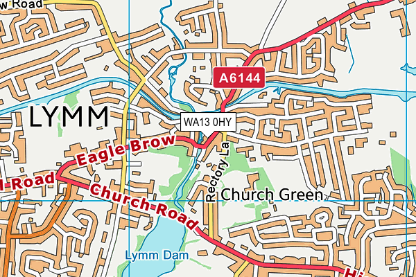 WA13 0HY map - OS VectorMap District (Ordnance Survey) WA13 0HY map - OS VectorMap District (Ordnance Survey)
