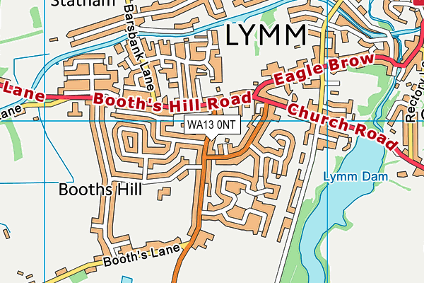 WA13 0NT map - OS VectorMap District (Ordnance Survey) WA13 0NT map - OS VectorMap District (Ordnance Survey)