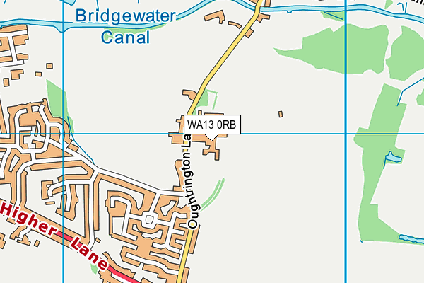 WA13 0RB map - OS VectorMap District (Ordnance Survey) WA13 0RB map - OS VectorMap District (Ordnance Survey)