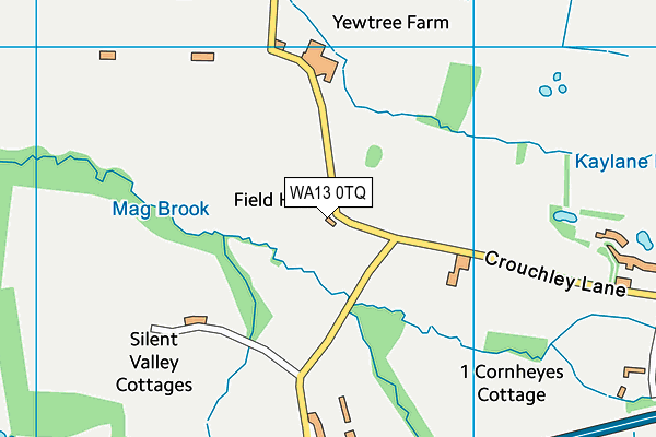 WA13 0TQ map - OS VectorMap District (Ordnance Survey) WA13 0TQ map - OS VectorMap District (Ordnance Survey)