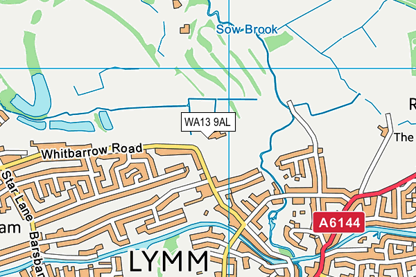 WA13 9AL map - OS VectorMap District (Ordnance Survey) WA13 9AL map - OS VectorMap District (Ordnance Survey)