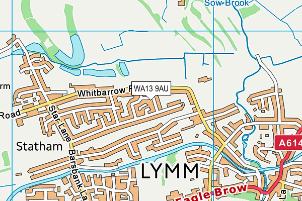 WA13 9AU map - OS VectorMap District (Ordnance Survey) WA13 9AU map - OS VectorMap District (Ordnance Survey)