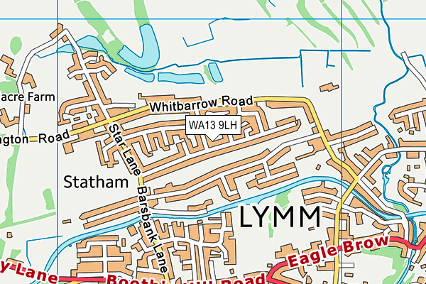 WA13 9LH map - OS VectorMap District (Ordnance Survey) WA13 9LH map - OS VectorMap District (Ordnance Survey)