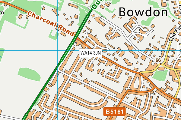 WA14 3JN map - OS VectorMap District (Ordnance Survey) WA14 3JN map - OS VectorMap District (Ordnance Survey)