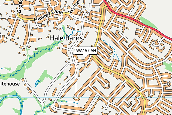 WA15 0AH map - OS VectorMap District (Ordnance Survey) WA15 0AH map - OS VectorMap District (Ordnance Survey)