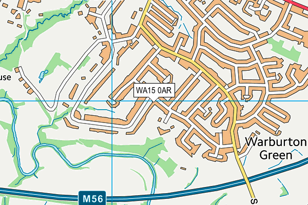 WA15 0AR map - OS VectorMap District (Ordnance Survey) WA15 0AR map - OS VectorMap District (Ordnance Survey)