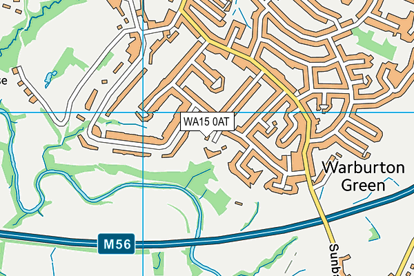 WA15 0AT map - OS VectorMap District (Ordnance Survey) WA15 0AT map - OS VectorMap District (Ordnance Survey)