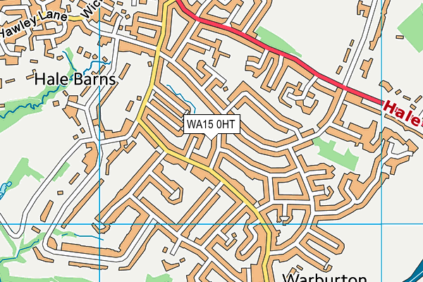 WA15 0HT map - OS VectorMap District (Ordnance Survey) WA15 0HT map - OS VectorMap District (Ordnance Survey)