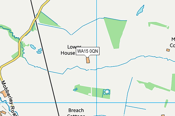 WA15 0QN map - OS VectorMap District (Ordnance Survey) WA15 0QN map - OS VectorMap District (Ordnance Survey)