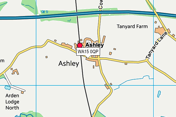 WA15 0QP map - OS VectorMap District (Ordnance Survey) WA15 0QP map - OS VectorMap District (Ordnance Survey)