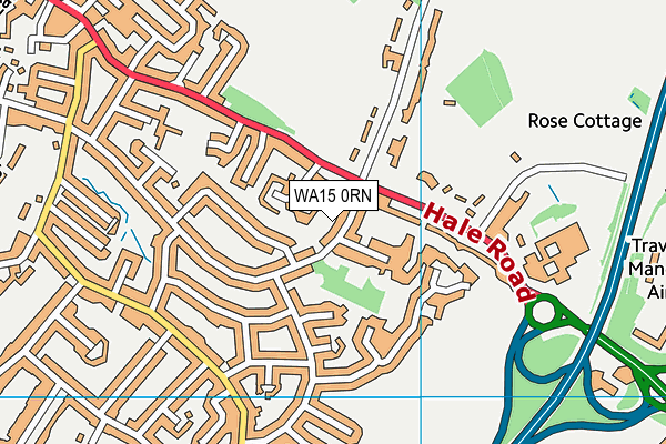 WA15 0RN map - OS VectorMap District (Ordnance Survey) WA15 0RN map - OS VectorMap District (Ordnance Survey)