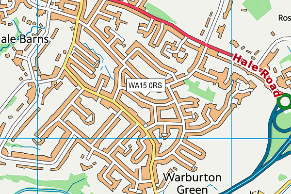 WA15 0RS map - OS VectorMap District (Ordnance Survey) WA15 0RS map - OS VectorMap District (Ordnance Survey)