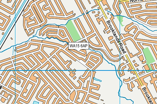 WA15 6AP map - OS VectorMap District (Ordnance Survey) WA15 6AP map - OS VectorMap District (Ordnance Survey)