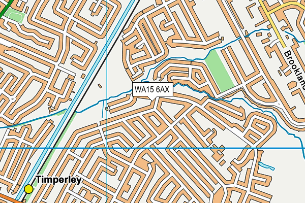 WA15 6AX map - OS VectorMap District (Ordnance Survey) WA15 6AX map - OS VectorMap District (Ordnance Survey)