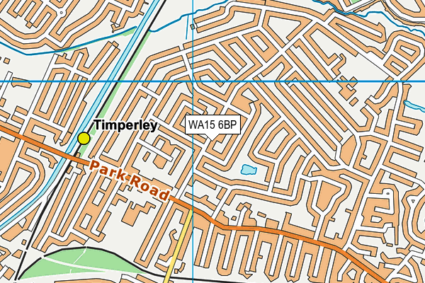 WA15 6BP map - OS VectorMap District (Ordnance Survey) WA15 6BP map - OS VectorMap District (Ordnance Survey)
