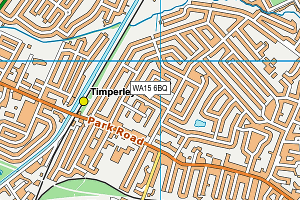 WA15 6BQ map - OS VectorMap District (Ordnance Survey) WA15 6BQ map - OS VectorMap District (Ordnance Survey)