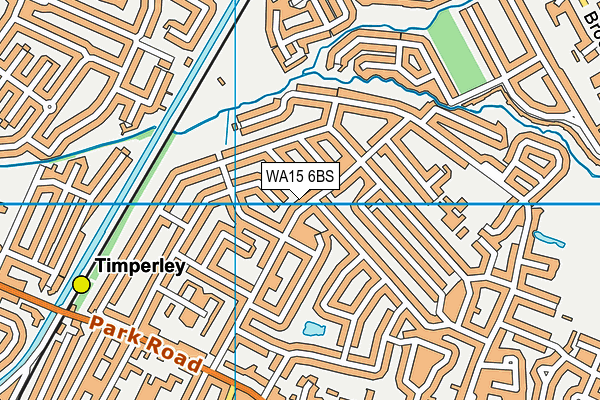 WA15 6BS map - OS VectorMap District (Ordnance Survey) WA15 6BS map - OS VectorMap District (Ordnance Survey)