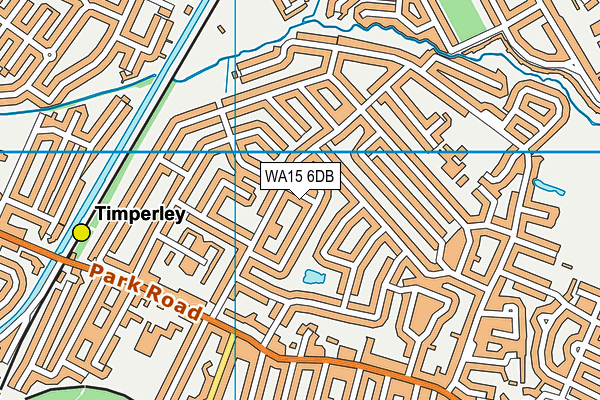 WA15 6DB map - OS VectorMap District (Ordnance Survey) WA15 6DB map - OS VectorMap District (Ordnance Survey)