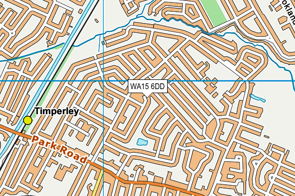 WA15 6DD map - OS VectorMap District (Ordnance Survey) WA15 6DD map - OS VectorMap District (Ordnance Survey)