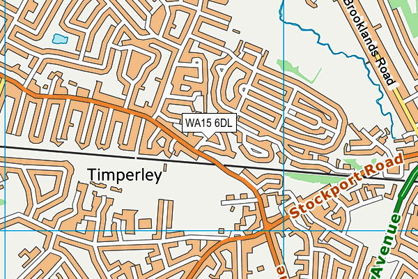 WA15 6DL map - OS VectorMap District (Ordnance Survey) WA15 6DL map - OS VectorMap District (Ordnance Survey)