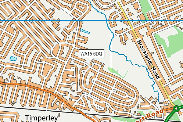 WA15 6DQ map - OS VectorMap District (Ordnance Survey) WA15 6DQ map - OS VectorMap District (Ordnance Survey)