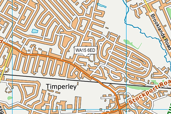 WA15 6ED map - OS VectorMap District (Ordnance Survey) WA15 6ED map - OS VectorMap District (Ordnance Survey)