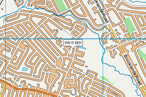 WA15 6EH map - OS VectorMap District (Ordnance Survey) WA15 6EH map - OS VectorMap District (Ordnance Survey)