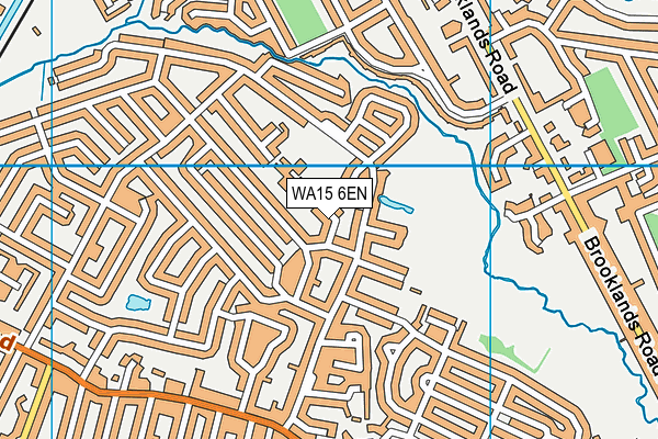 WA15 6EN map - OS VectorMap District (Ordnance Survey) WA15 6EN map - OS VectorMap District (Ordnance Survey)