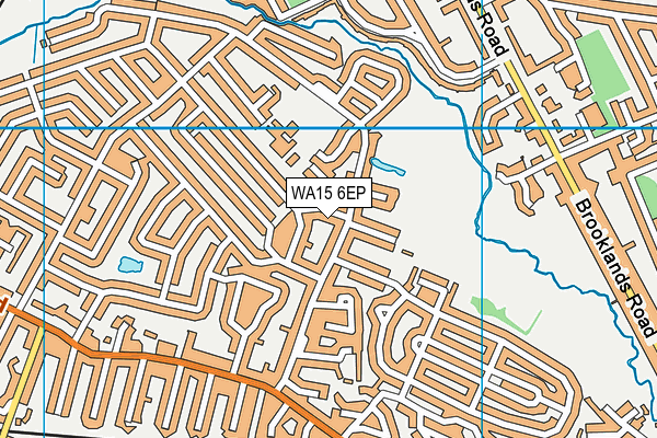 WA15 6EP map - OS VectorMap District (Ordnance Survey) WA15 6EP map - OS VectorMap District (Ordnance Survey)