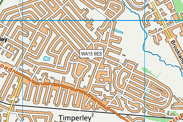 WA15 6ES map - OS VectorMap District (Ordnance Survey) WA15 6ES map - OS VectorMap District (Ordnance Survey)