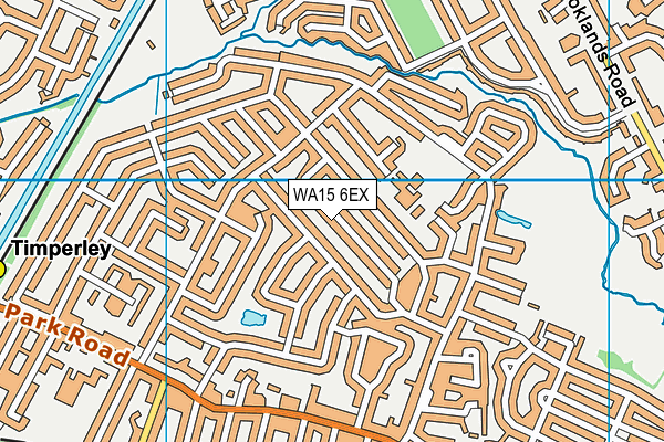 WA15 6EX map - OS VectorMap District (Ordnance Survey) WA15 6EX map - OS VectorMap District (Ordnance Survey)