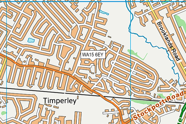 WA15 6EY map - OS VectorMap District (Ordnance Survey) WA15 6EY map - OS VectorMap District (Ordnance Survey)