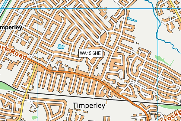 WA15 6HE map - OS VectorMap District (Ordnance Survey) WA15 6HE map - OS VectorMap District (Ordnance Survey)