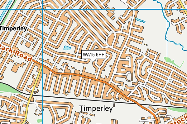 WA15 6HF map - OS VectorMap District (Ordnance Survey) WA15 6HF map - OS VectorMap District (Ordnance Survey)