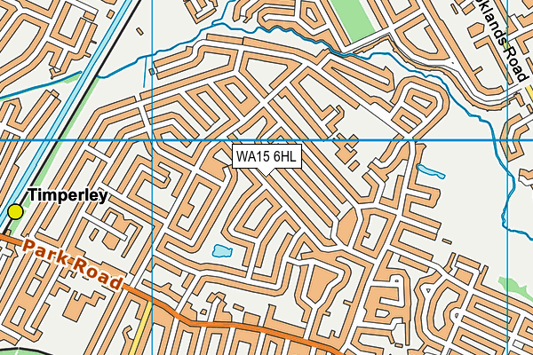 WA15 6HL map - OS VectorMap District (Ordnance Survey) WA15 6HL map - OS VectorMap District (Ordnance Survey)