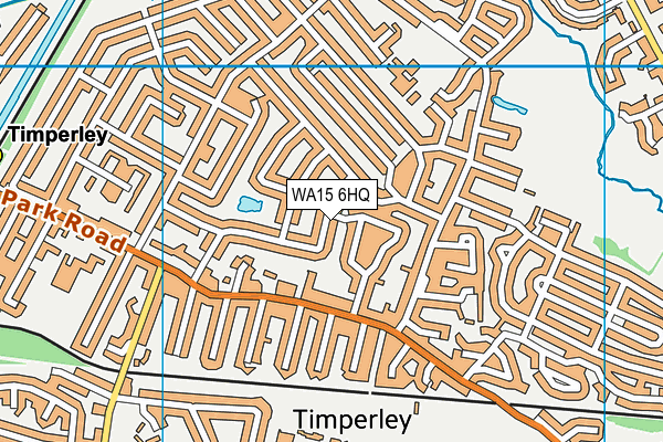 WA15 6HQ map - OS VectorMap District (Ordnance Survey) WA15 6HQ map - OS VectorMap District (Ordnance Survey)