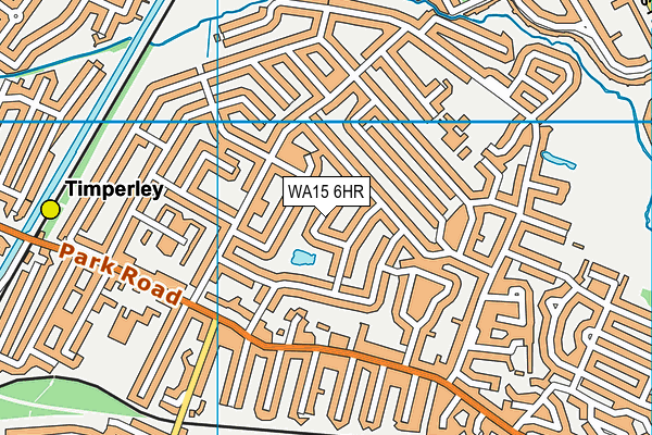 WA15 6HR map - OS VectorMap District (Ordnance Survey) WA15 6HR map - OS VectorMap District (Ordnance Survey)