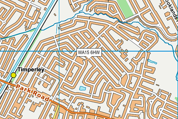 WA15 6HW map - OS VectorMap District (Ordnance Survey) WA15 6HW map - OS VectorMap District (Ordnance Survey)