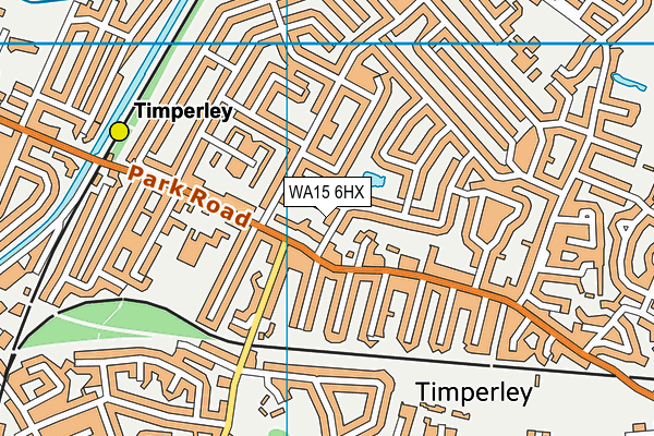 WA15 6HX map - OS VectorMap District (Ordnance Survey) WA15 6HX map - OS VectorMap District (Ordnance Survey)