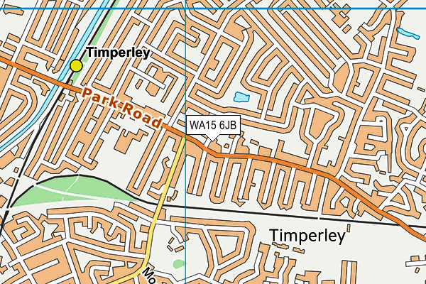 WA15 6JB map - OS VectorMap District (Ordnance Survey) WA15 6JB map - OS VectorMap District (Ordnance Survey)