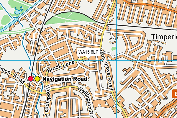 WA15 6LP map - OS VectorMap District (Ordnance Survey) WA15 6LP map - OS VectorMap District (Ordnance Survey)