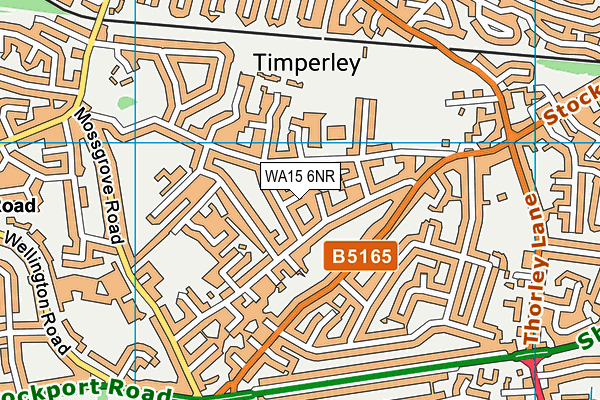 WA15 6NR map - OS VectorMap District (Ordnance Survey) WA15 6NR map - OS VectorMap District (Ordnance Survey)