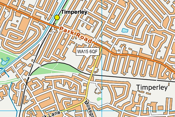 WA15 6QF map - OS VectorMap District (Ordnance Survey) WA15 6QF map - OS VectorMap District (Ordnance Survey)