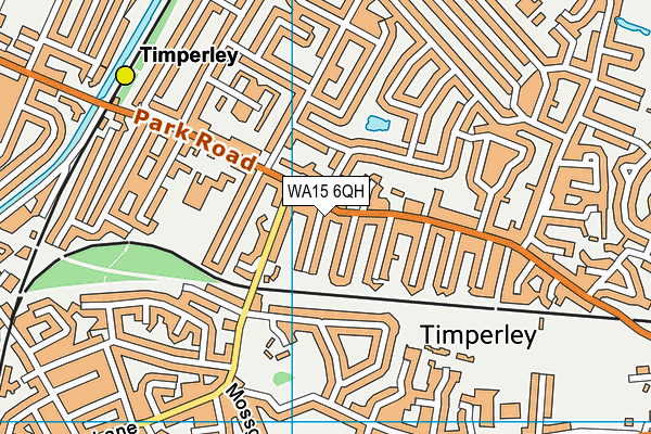 WA15 6QH map - OS VectorMap District (Ordnance Survey) WA15 6QH map - OS VectorMap District (Ordnance Survey)