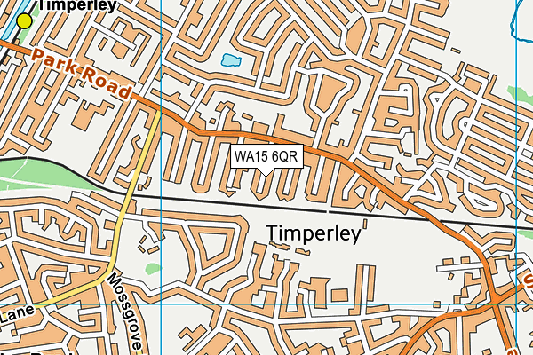 WA15 6QR map - OS VectorMap District (Ordnance Survey) WA15 6QR map - OS VectorMap District (Ordnance Survey)